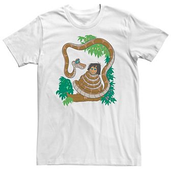 Big & Tall Disney The Jungle Book Kaa and Mowgli Tee