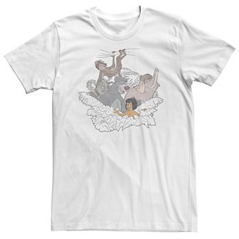 Big & Tall Disney The Jungle Book Group Shot Tee
