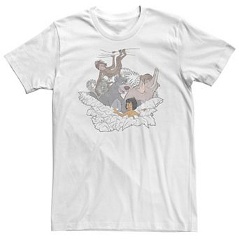 Big & Tall Disney The Jungle Book Group Shot Tee