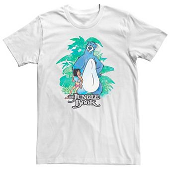 Big & Tall Disney The Jungle Book Mowgli And Baloo Sketch Tee