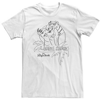Big & Tall Disney The Jungle Book Shere Khan Sketch Tee