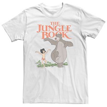 Big & Tall Disney The Jungle Book Mowgli And Baloo Poster Tee