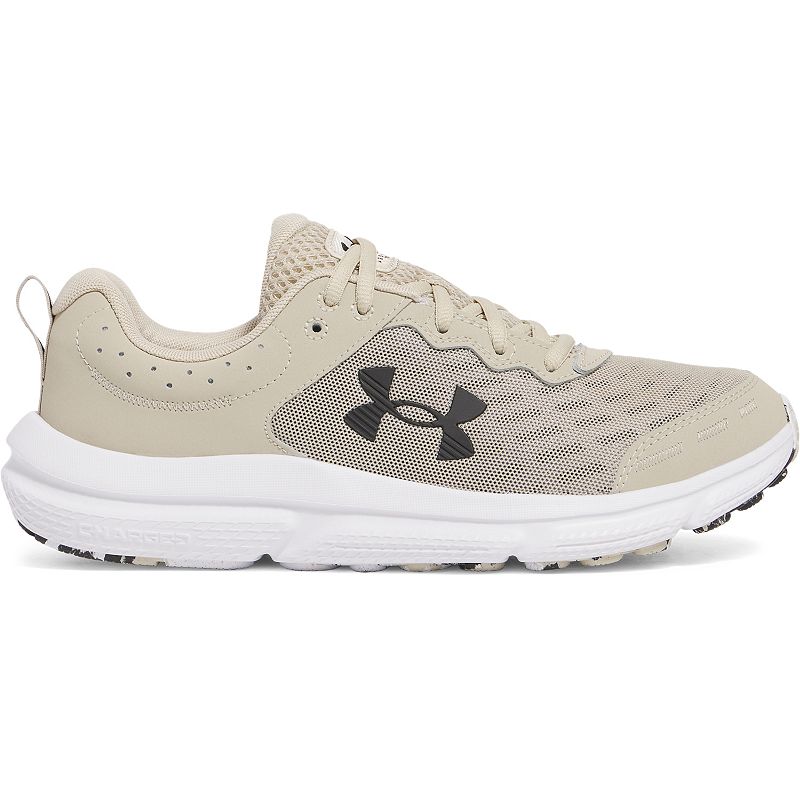 Under Armour Charged Assert 10 Men's Running Shoes, Khaki Black