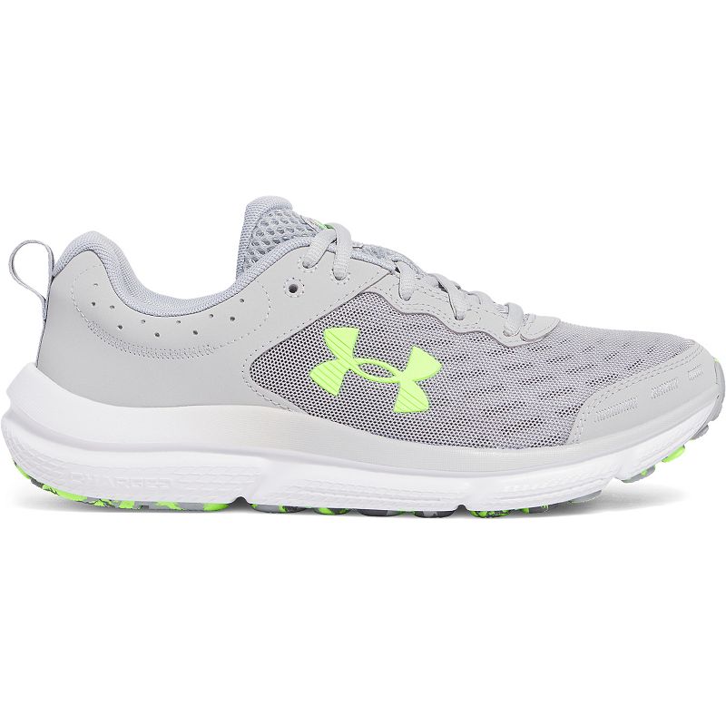 Under Armour Charged Assert 10 Men's Running Shoes, Size: 14, Mod Gray Hyper Green