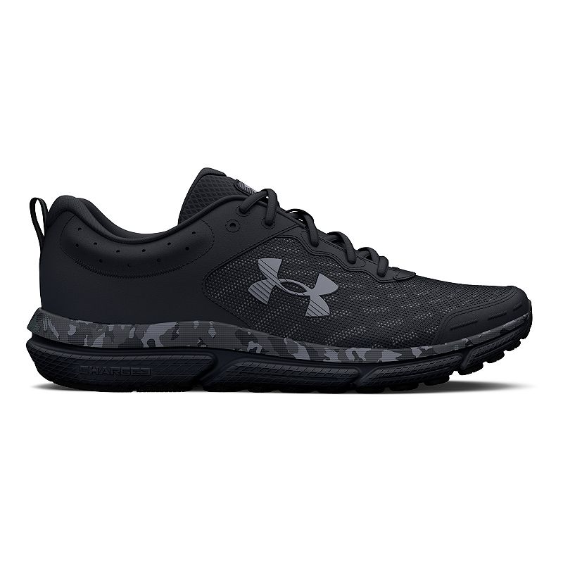 Under Armour Charged Assert 10 Men's Running Shoes, Size: 7, Black Pitch Gray