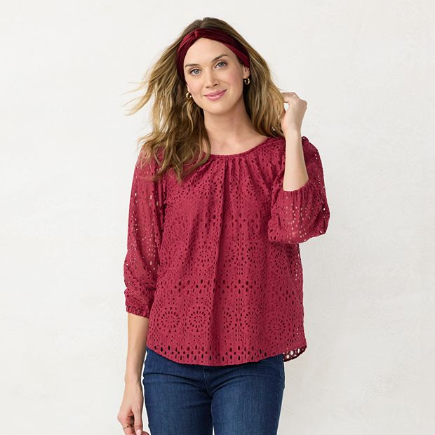 Lauren Conrad Womens Petites Tops & T-Shirts in Womens Petite 