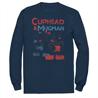 Big & Tall Cuphead And Mugman Dynamic Duo Vintage Tee