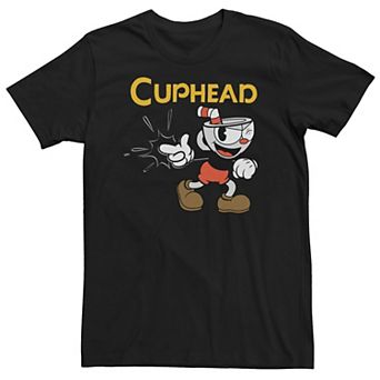 Big & Tall Cuphead Distressed Logo Tee