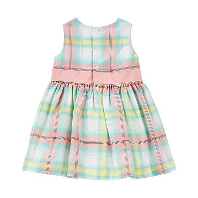 Baby Girl Carter's Plaid Sateen Dress