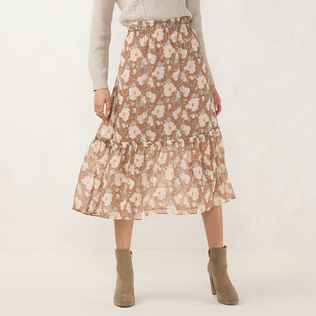 Floral skirt 2025 at kohls