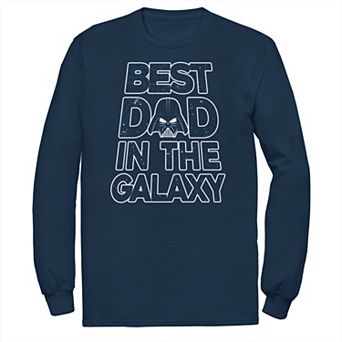 Big & Tall Star Wars Vader Father's Day Galaxy's Best Tee