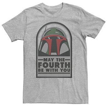 Big & Tall May the Fourth Be With You Boba Fett Tee