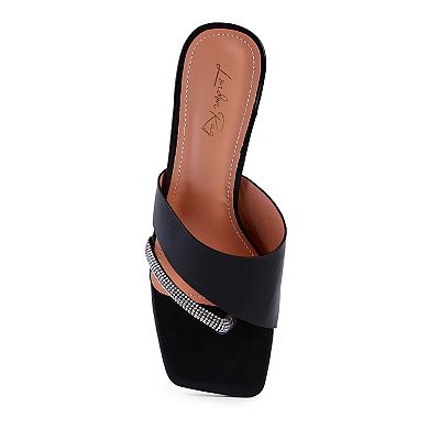 London Rag Gofly Women's Clear Heel Sandals