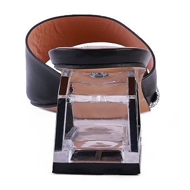 London Rag Gofly Women's Clear Heel Sandals