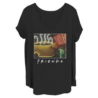 Juniors' Plus Size Friends Central Perk Classic Tee