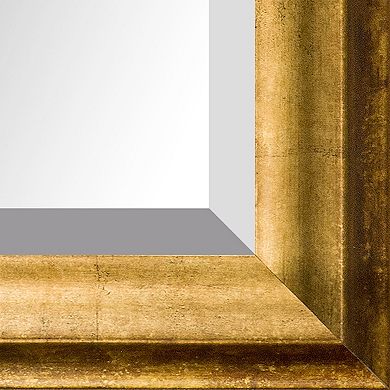 La Pastiche Athenian Gold Finish Framed Wall Mirror