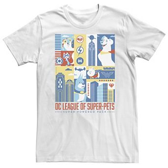 Big & Tall DC Comics Super Pets Super Powered Pack Tee