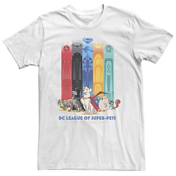 Big & Tall DC Comics Super Pets Groupshot Tee