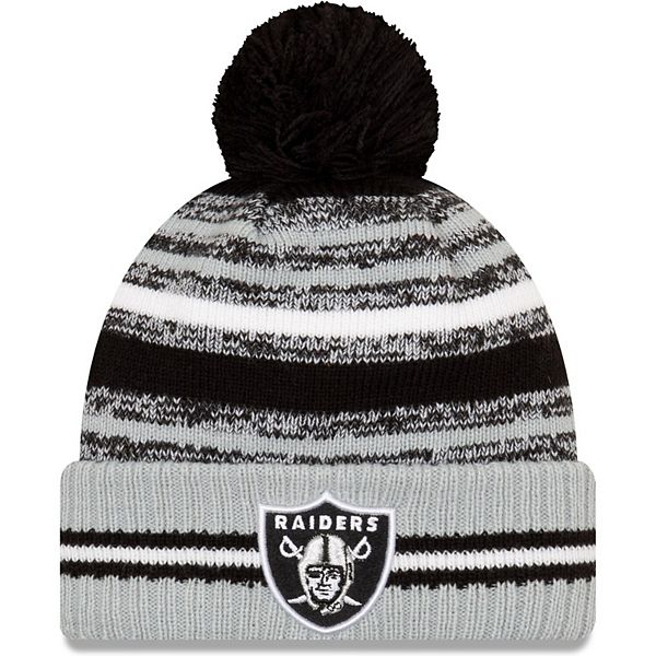 LAS VEGAS RAIDERS - NFL Pom Pom Black / White One Size NEW ERA