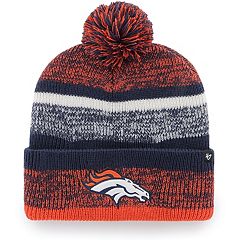 Men's '47 Navy Denver Broncos Northward Cuffed Knit Hat with Pom