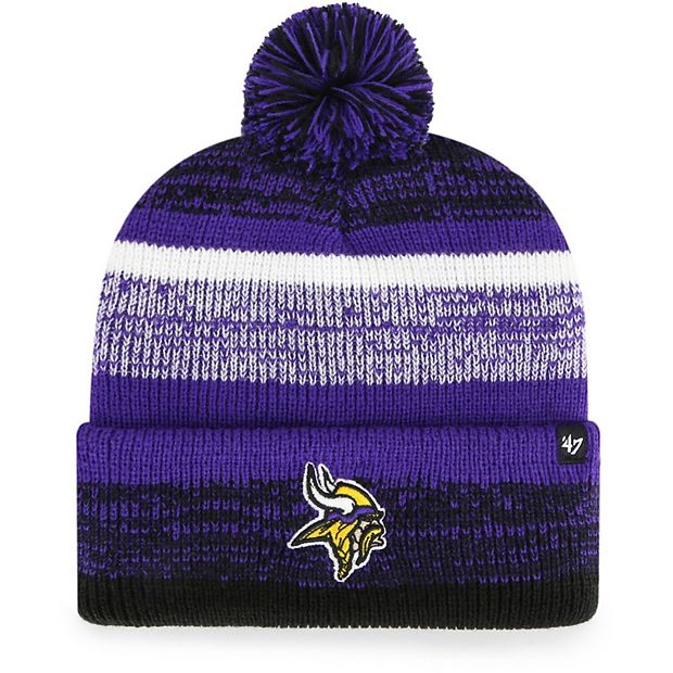 Men's '47 Purple Minnesota Vikings Northward Cuffed Knit Hat with Pom