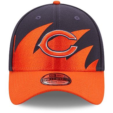 Men's New Era Navy/Orange Chicago Bears Surge 39THIRTY Flex Hat