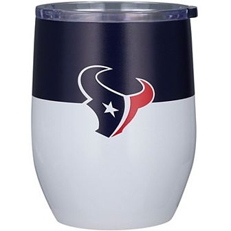 Houston Texans 16oz. Colorblock Stainless Steel Curved Tumbler