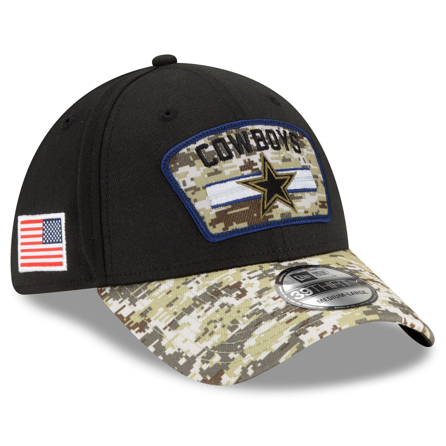 Dallas cowboys hats 2025 salute to service