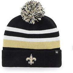 New Orleans Saints Cap- Black Fleur de Lis Cap (#44636 / 6 pack) -  Turnovers, Inc.