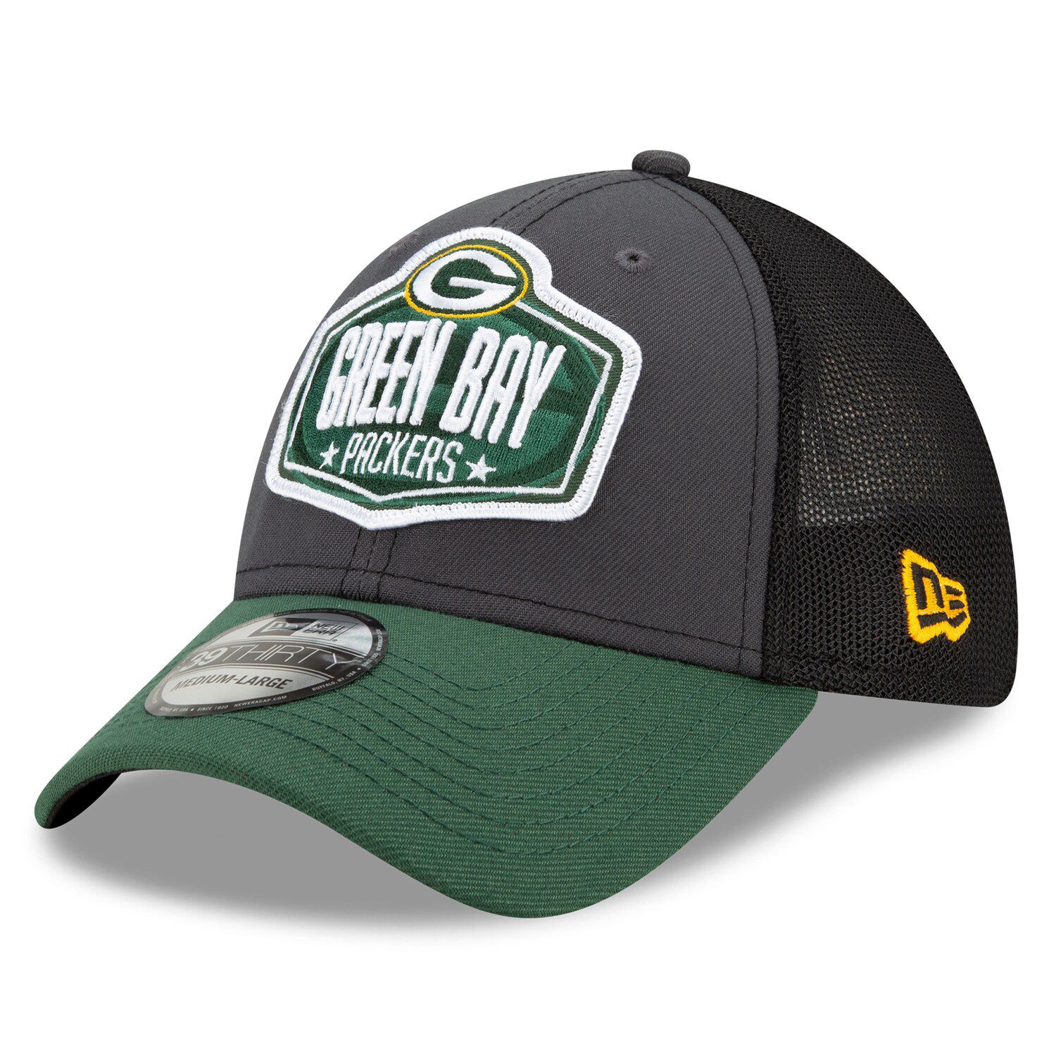 Youth Green Green Bay Packers On Trend Precurved A-Frame Snapback Hat