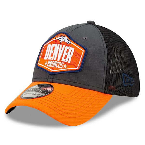 Men's New Era Graphite/Orange Denver Broncos 2021 NFL Draft