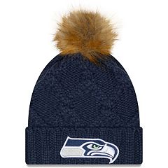 Seattle Seahawks CRANBROOK Lime Knit Beanie Hat by Twins 47 Brand