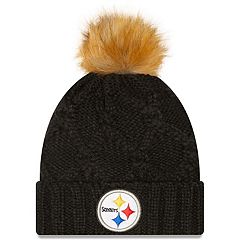 Pittsburgh Steelers New Era 2021 NFL Sideline Sport Official Pom Cuffed  Knit Hat - Black/Gold