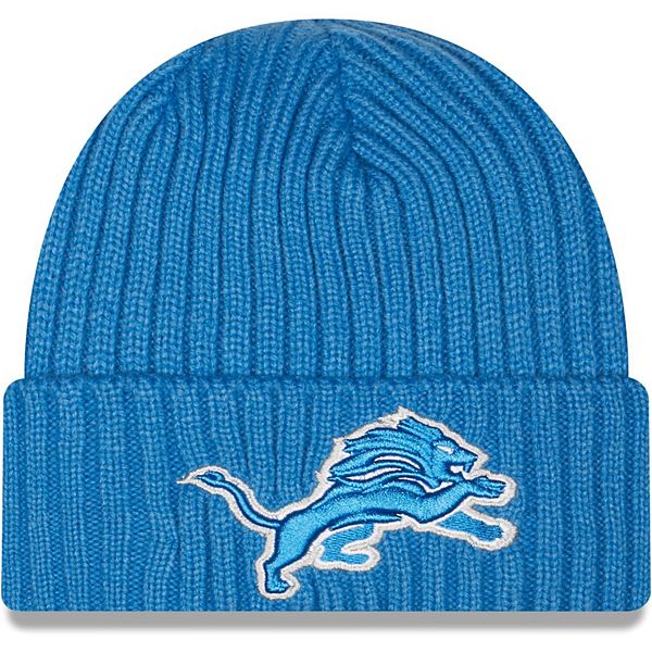 Shop New Era Detroit Lions Core Classic Knit Beanie 60338217 black