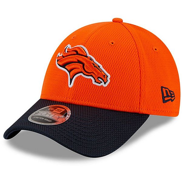 Men's Denver Broncos New Era Orange/Black 2021 NFL Sideline Road 9FORTY  Adjustable Hat