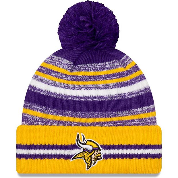 Men's New Era Purple/Black Minnesota Vikings 2021 NFL Sideline