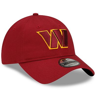 Men's New Era Burgundy Washington Commanders Core Classic 2.0 9TWENTY Adjustable Hat