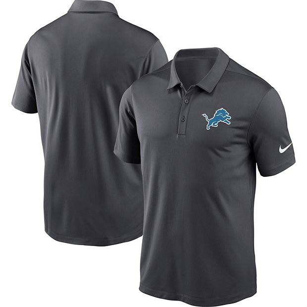 Detroit Lions Striped Polyester Polo