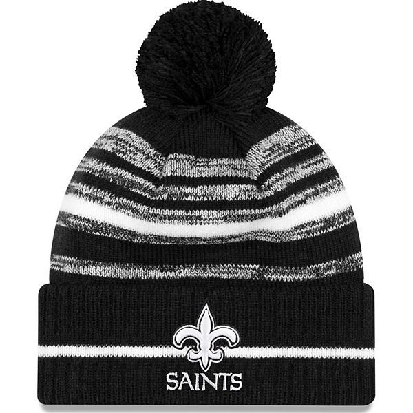 Men's New Orleans Saints Sideline 2021 Road 39Thirty Black Stretch Fit Hat