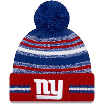 New Era Mens Hat NY Giants Fleece Lined Knit Stretch with Pom New York  Giants.