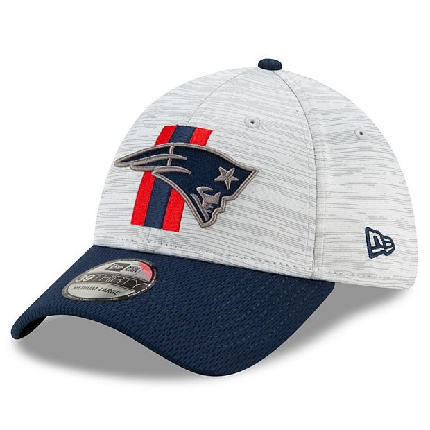 Men's New Era Gray/Navy New England Patriots 2021 NFL Training