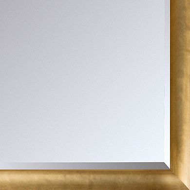 La Pastiche Luminoso Gold Finish Framed Wall Mirror