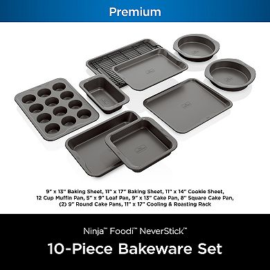 Ninja Foodi NeverStick™ Premium 10-pc. Bakeware Set