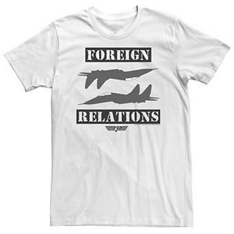 Big & Tall Top Gun Foreign Relations Stamp Tee