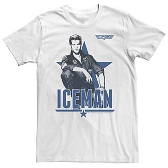 Big & Tall Top Gun Iceman Portrait Poster Tee