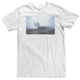 Big & Tall Top Gun Jet and Logo Photo Tee