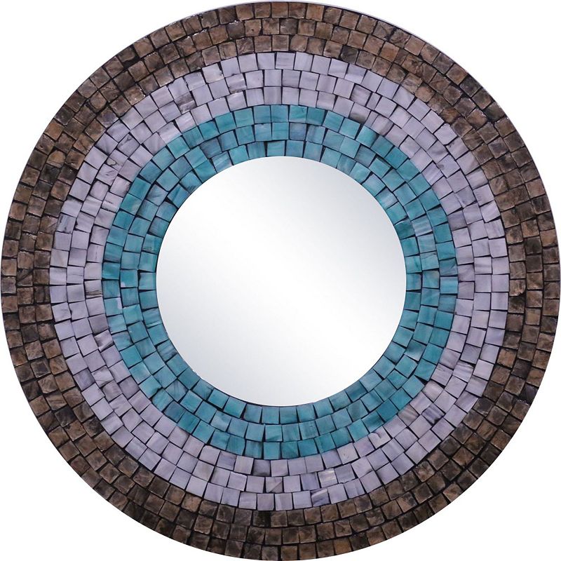 UPC 856930003037 product image for La Pastiche Southwestern Faux Mother of Pearl Wall Mirror, Multi | upcitemdb.com