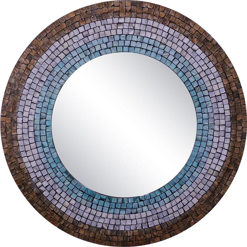 UPC 856930003020 product image for La Pastiche Faux Mother of Pearl Southwestern Wall Mirror, Multi | upcitemdb.com