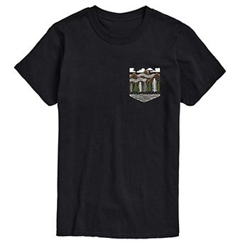 Men's Mountain Line Art Tee