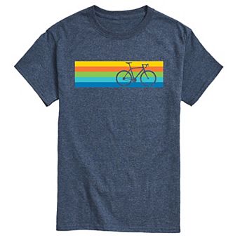 Boy's Road Bike Retro Stripes Tee